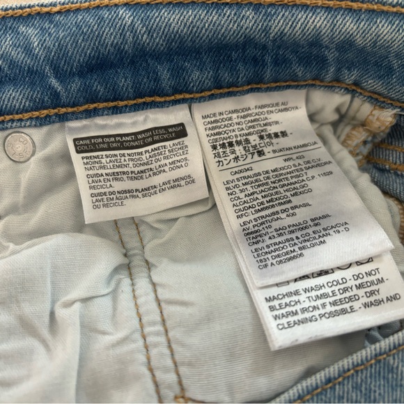 Levi’s 501 Skinny Jeans - Tango Light - Women’s 27 - button fly, high rise - Picture 8 of 10